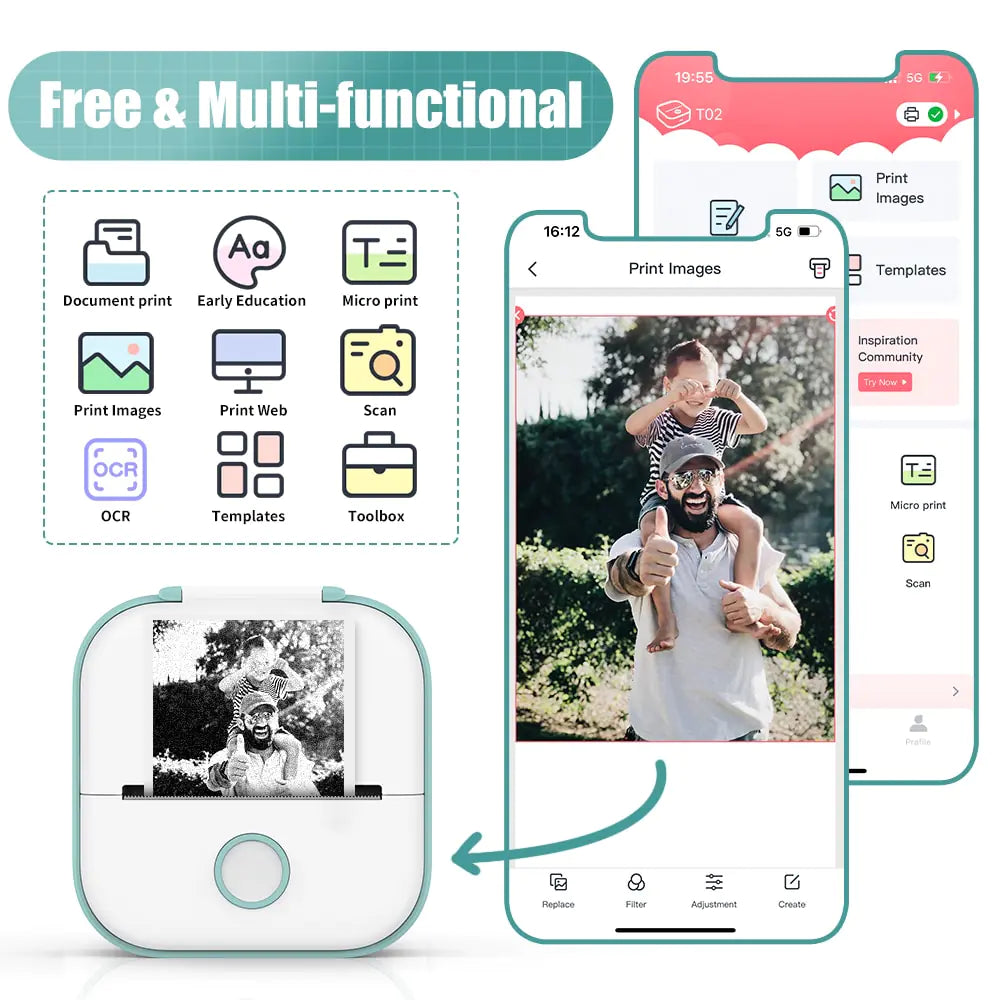 Mini Printer Print Anywhere